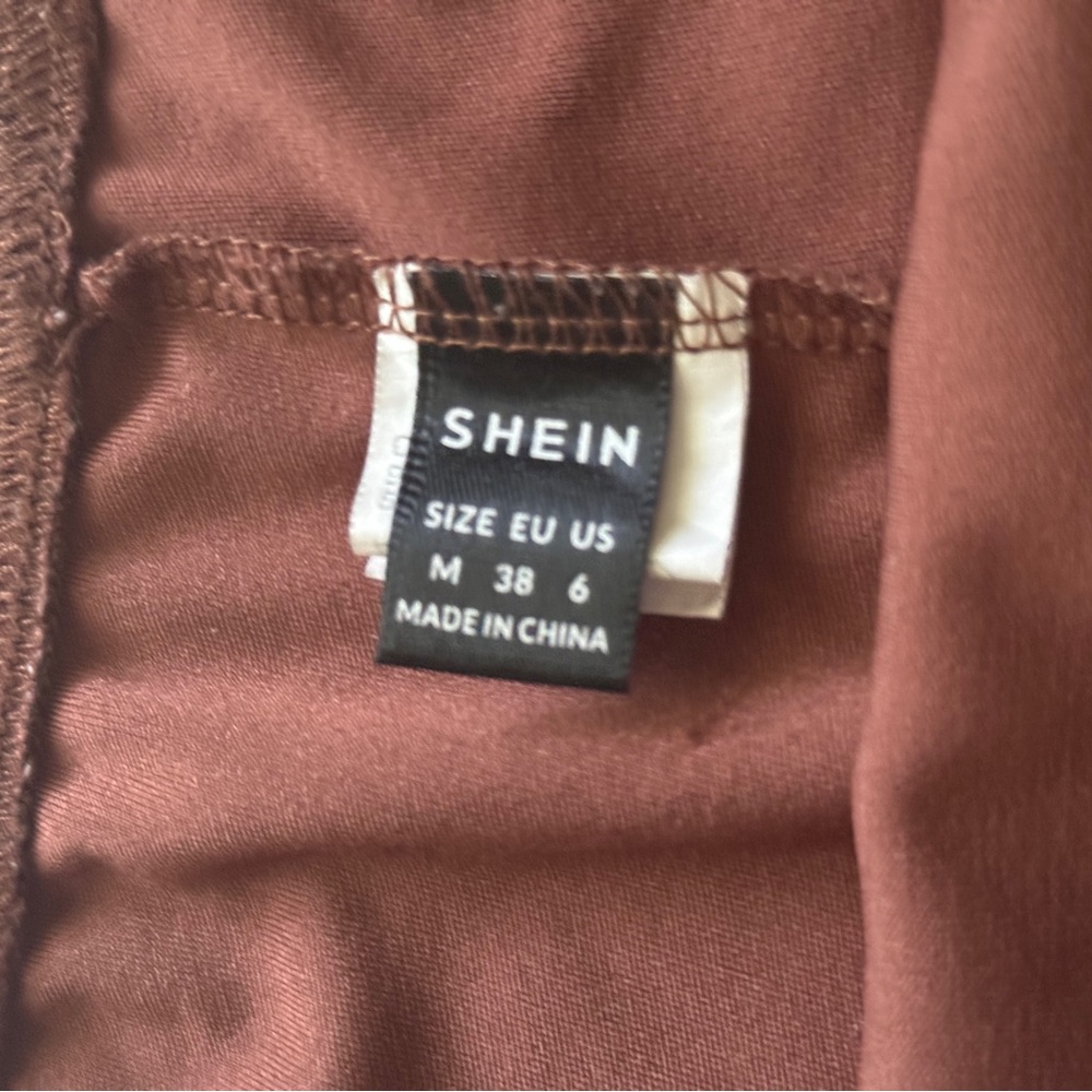 Brown “Brooklyn NYC” Streetwear Biker Shorts - Picture 6 of 6